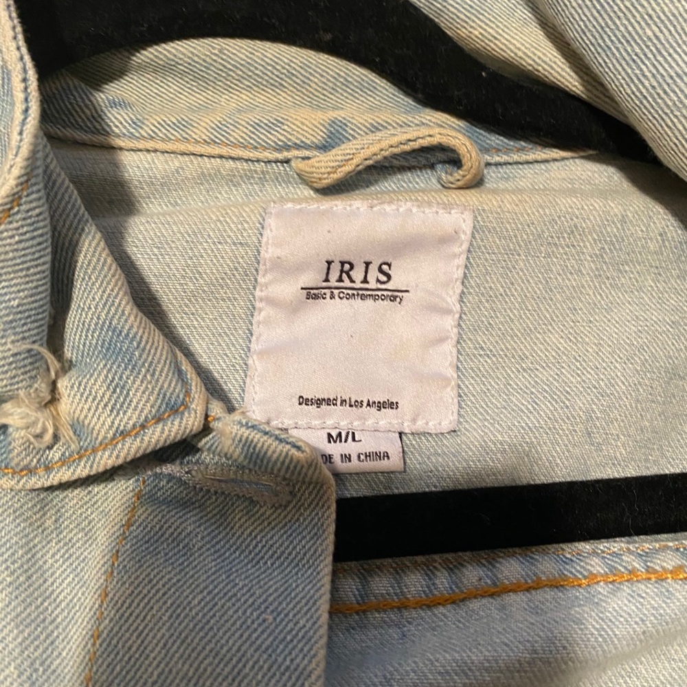 Distressed Jean Jacket - Picture 2 of 3